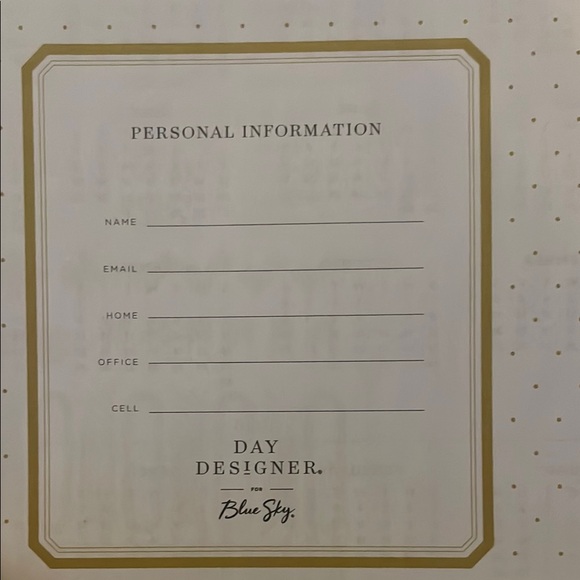 Blue Sky Day Designer 2025-2026 Planner - Black and White - Picture 6 of 10